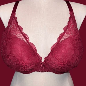 NWT Plus Size Auden The Sublime Plunge Coverage Push Up Bra Size 40DD - Picture 1 of 5