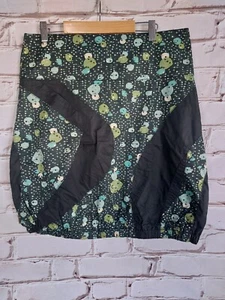 Skunkfunk Eztiñe Damen Rock Skirt Jupe Falda Gr. 3 38 M Grün Baumwolle Elasthan - Bild 1 von 4