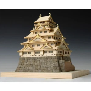 Woody Joe 1/400 Osaka Castle Holzbau Modellbausatz (ohne Lackierung) Neu von JP - Bild 1 von 13