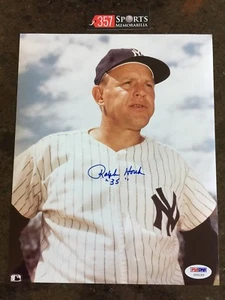 RALPH HOUK SINGLE SIGNED 8X10 PHOTO PSA DNA COA AUTO AUTOGRAPH NEW YORK YANKEES - Picture 1 of 1