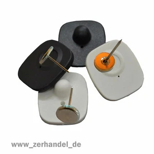 RF Hartetiketten Mini Square mit Nadeln Warensicherung 8.2MHz Sicherungsetikett - Bild 1 von 8