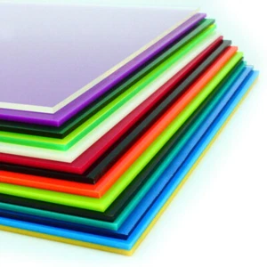 Bunt Acrylplatte Zuschnitt 2,3mm Stark Acrylglas Kunststoffplatte 150mm x 150mm - Bild 1 von 8