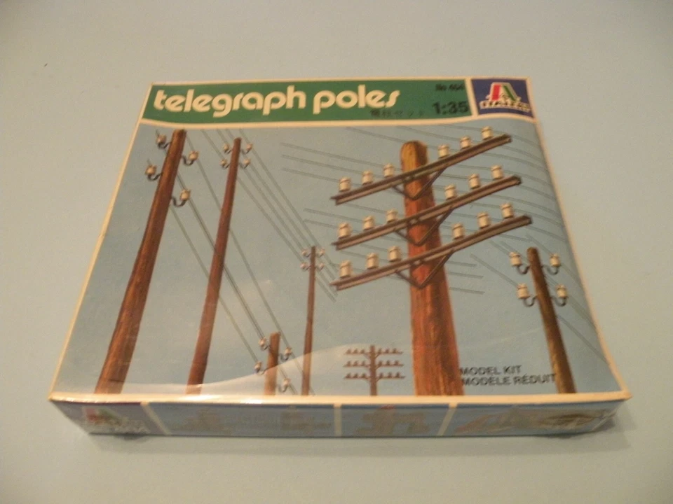 ITALERI 404 TELEGRAPH POLES NUOVO/NEW/BLISTERATO/SIGILLATO SPRUE BLISTERATO - Immagine 1 di 1