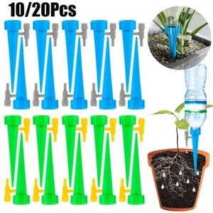 10/20pcs Garden Plant Automatic Self Watering Spikes Stakes Valve Waterer Device - Picture 1 of 14