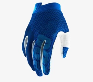 100% Riding Gloves Enduro Motocross Bike Outdoor Riding White/Blue XL - Picture 1 of 1