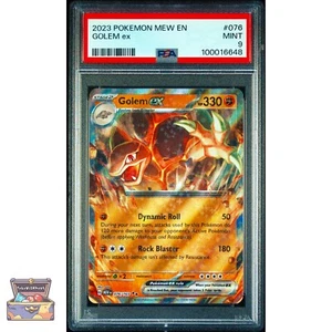 GOLEM EX 076 POKEMON MEW EN ESCARLATA Y VIOLETA 151 2023 PSA 9 COMO NUEVO - Imagen 1 de 2