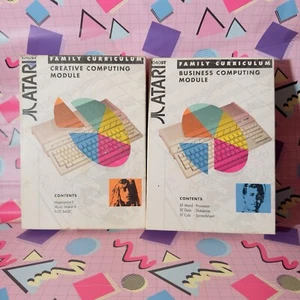 2 X CONJUNTOS DE DISQUETES SOFTWARE CURRICULUM FAMILIAR ATARI 1040 - Imagen 1 de 2