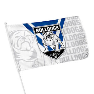 Canterbury Bulldogs NRL KIDS Pole Game Day Flag Banner Christmas Birthday Gift