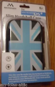 NIB Nintendo DSi Black & Blue Merkury Slim Hard Case - Picture 1 of 2