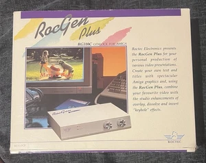 Amiga RocTec RocGen Plus - RG310C Genlock Unit - Nieprzetestowany - Zdjęcie 1 z 7