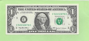 1999 ..UNCIRC $1  C 5223 2879 C  .... 1999  $1  C-C     NICE NOTE      FRN - Picture 1 of 2