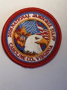 2005 National Scout Jamboree RED BORDER STAFF BSA Camp Patch - Bild 1 von 2