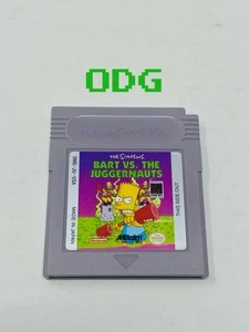 Simpsons: Bart vs. the Juggenauts (Nintendo Game Boy, 1992) - Picture 1 of 1