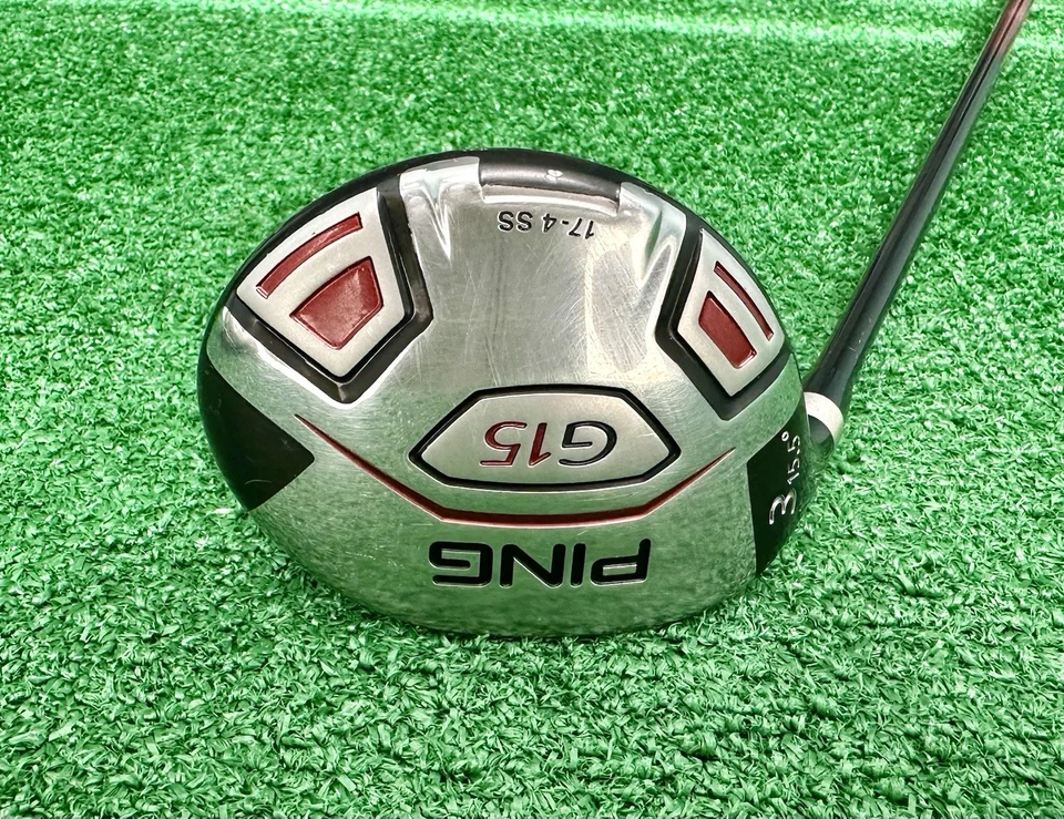PING G15 Fairway 3-Wood 15.5°, Regular-Flex ALDILA Serrano 75, Men's LEFT-Hand - Image 1 of 4