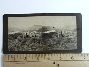 Warren New Hampshire Stereoansicht Blick vom Hügel Antik um 1870 - Bild 1 von 2