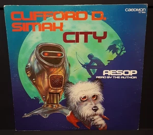 CLIFFORD SIMAK CiTY AESOP CAEDMON TC-1649 SPOKEN WORD ViNYL LP RECORD ALBUM 1980 - Picture 1 of 4