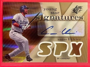 2007 SPx Andre Ethier Young Star Signatures Auto #YS-AE Baseball Dodgers - Picture 1 of 2