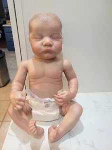 Schlafende Reborn Baby Puppe Lebensecht Baby Mädchen Realistisch Newborn Top Zustand - Bild 1 von 10