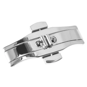 Cierre de correa de reloj hebillas de acero inoxidable para correas de reloj pulsador - Imagen 1 de 12