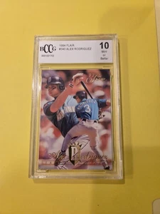 1994 Flair Alex Rodriguez RC BCCG Gem Mint 10 - Picture 1 of 2