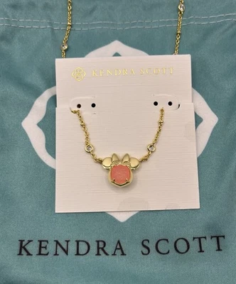 Kendra Scott Minnie Mouse Icono Collar Rosa Drusy Foto 1 de 3