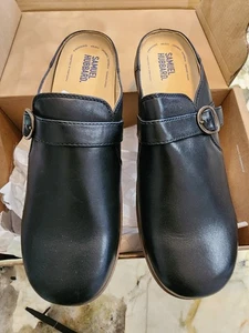 Samuel Hubbard Cascade Leder Clog schwarz Damen 10W Slipper Komfortschuh - Bild 1 von 11