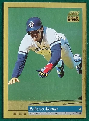 Tarjeta de béisbol Roberto Alomar - 1994 Score Gold Rush #43 - Toronto Blue Jays Foto 1 de 3