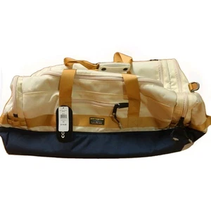 Borsone LL Bean Mountain Classic Cordura beige blu valigia viaggio media - Foto 1 di 9
