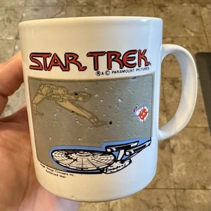 Taza de café Star Trek USS Enterprise Klingon Kilncraft de colección de los años 90 - Imagen 1 de 8