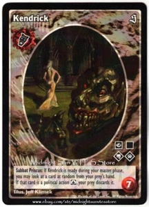 Kendrick Nosferatu Antitribu The Sabbat V:TES VTES Vampire CCG - Picture 1 of 1