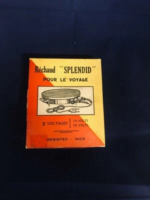 Ancien réchaud de voyage le " Splendid " Resistex Nice  - Photo 1/4