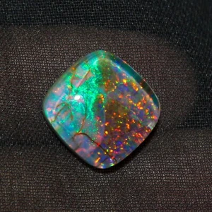 10 CTS AAA+ Aurora Opal Doublet Square Cut Loose Gemstone Cabochon 12x12x5 MM - Picture 1 of 6