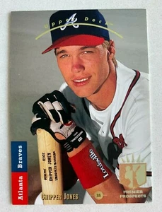 MLB CHIPPER JONES 1993 Upper Deck ROOKIE RC Trading Card #280 ATLANTA BRAVES - Picture 1 of 3