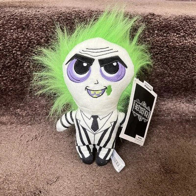 Beetlejuice Kidrobot Striped Tuxedo Phunny 8 Inch Plush NWT Tim Burton Keaton - Image 1 of 4