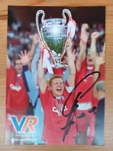 Tarjeta de autógrafo firmada original Stefan Effenberg FC Bayern München T25 - Imagen 1 de 2