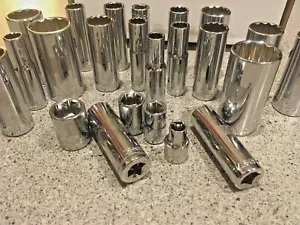 Craftsman 1/4" Individual Sockets - You Choose Metric MM/SAE STD Deep & Standard - Picture 1 of 3