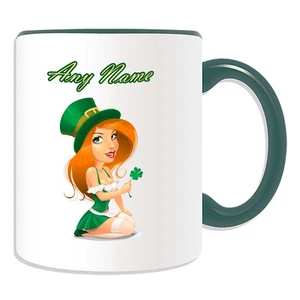 Tazza Salvadanaio Regalo Personalizzata Hot Sexy Ragazza Nome Irlandese San Patrizio - Foto 1 di 20