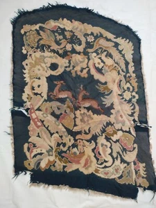 vintage amazing french crosstitch needlework needlepoint embroidery pillowcase - Picture 1 of 11