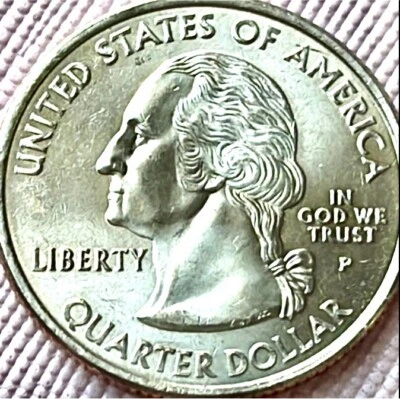2000 P Washington Quarter South Carolina Error Coin~Strong Doubling - Image 1 of 4