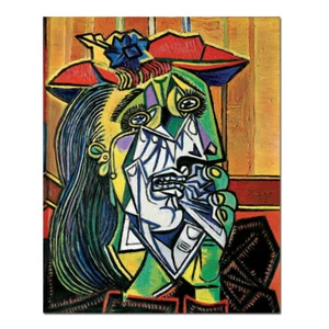 Weeping Woman by Pablo Picasso Hand Painted Abstract Oil Painting Reproduction - Picture 1 of 9
