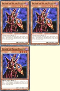 Breaker the Magical Warrior YSYR-EN015/ SDSC/ LEDD/ EGS1 Mint X3 1st YUGIOH - Bild 1 von 1