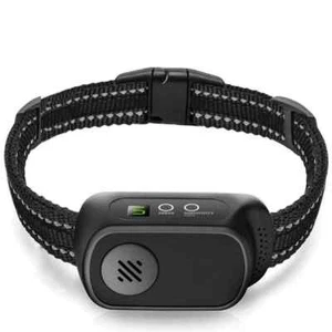 🔥Pet Dog Training Collar PB20 USB Adjustable Nylon Anti-barking Collar, Black🔥 - Picture 1 of 6
