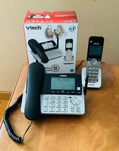 VTech CS5249 Corded/Cordless Answering System with Original Box - Zdjęcie 1 z 9