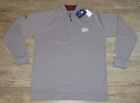 Montana Grizzlies Griz Champion 1/4 Zip Pullover Jacket Shirt size Men's Large Cover