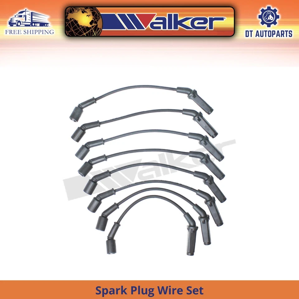 Juego de cables de bujía Walker para Chevrolet C4500 Kodiak 2003 8,1 L V8 Foto 1 de 1