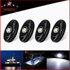 4x White Marine Boat LED Light Waterproof Stern Underwater Lights 10-30V