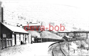 Eisenbahn Foto Abertysswg Bahnhof Brecon & Merthyr 1922 GWR - Bild 1 von 1