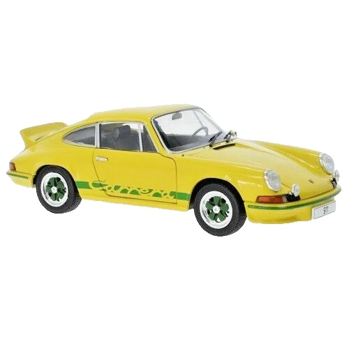 Porsche 911 (901) Carrera RS 2 7 1/24 1972 Giallo E Verde - Whitebox 124189