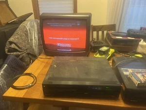 Sony Super Betamax Model SL-HF360 No Remote Powers On (tested) Plays Rough FLAWS - Picture 1 of 15