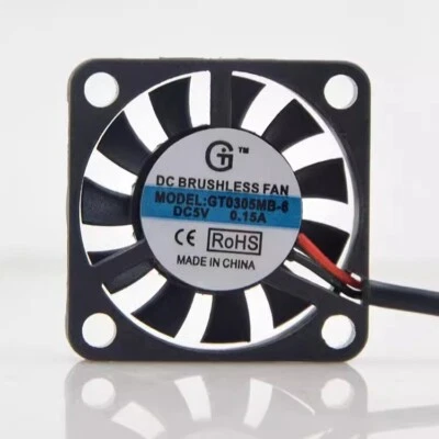 GT GT0305MB-6 3006 DC5V 0.15A 3CM 3-Wire Silent Cooling Fan - Image 1 of 2